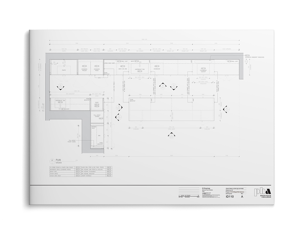 PHS Architects Plans Info Block Mock Up